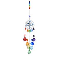 Pastoral Devil's Eye Star Moon Artificial Crystal Wind Chime Artificial Decorations main image 4