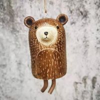 Cute Pastoral Owl Sheep Resin Pendant Artificial Decorations sku image 8