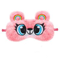 Cute Cartoon Cotton Plush Satin Eye Mask sku image 13