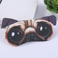 Cute Cat Short Plush Tao Li Velvet Eye Mask main image 4