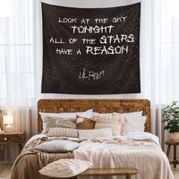 Casual Cute Cartoon Letter Polyester Tapestry Artificial Decorations main image 3