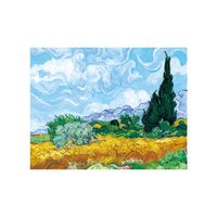 Retro Pastoral Oil Painting Landscape Canvas Wall Art sku image 4