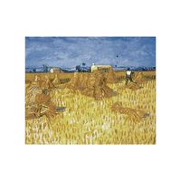 Retro Pastoral Oil Painting Landscape Canvas Wall Art sku image 103