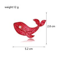 Vintage Style Animal Flower Whale Alloy Unisex Brooches main image 6