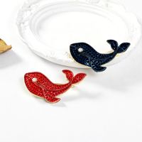Vintage Style Animal Flower Whale Alloy Unisex Brooches main image 7