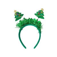 Women's Christmas Classic Style Christmas Tree Letter Cloth Resin Hair Band main image 4