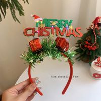 امرأة عيد الميلاد النمط الكلاسيكي شجرة عيد الميلاد رسالة قماش مادة صمغية رباط شعر sku image 7