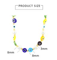 Vintage Style Eye Plastic Resin Freshwater Pearl Beaded Plating 18k Gold Plated Women's Necklace main image 2