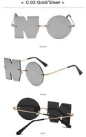 Simple Style Commute Solid Color Resin Square Half Frame Men's Sunglasses main image 2