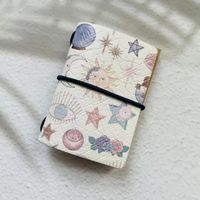 1 Piece Cartoon Class Learning Pu Leather Retro Notebook sku image 12