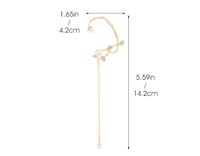 1 Piece Vintage Style Simple Style Rose Plating Alloy 14k Gold Plated Ear Cuffs main image 6
