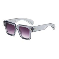 Retro Streetwear Geometric Pc Square Full Frame Women's Sunglasses sku image 3