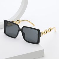 Streetwear Solid Color Pc Square Full Frame Women's Sunglasses main image 5