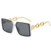 Streetwear Solid Color Pc Square Full Frame Women's Sunglasses sku image 3