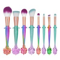Glam Colour Artificial Fiber Plastic Handgrip Makeup Brushes 1 Piece main image 1