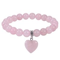 Casual Classic Style Heart Shape Natural Stone Wholesale Bracelets main image 3