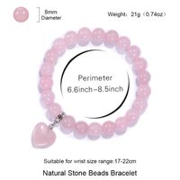 Casual Classic Style Heart Shape Natural Stone Wholesale Bracelets main image 5