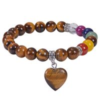 Elegant Streetwear Heart Shape Natural Stone Wholesale Bracelets sku image 4