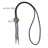 Vintage Style Color Block Alloy Plating Inlay Gem Silver Plated Unisex Pendant Necklace sku image 11