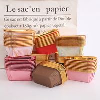 Casual Solid Color Paper Bakeware 1 Set main image 1
