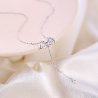 Elegant Lady Geometric Bow Knot Alloy Women's Pendant Necklace main image 3