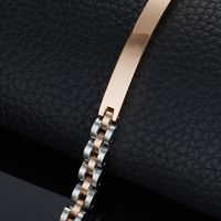 Basic Classic Style Geometric 304 Stainless Steel Polishing Silver Plated Women's Bracelets main image 5