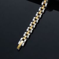 Basic Classic Style Geometric 304 Stainless Steel Polishing Silver Plated Women's Bracelets main image 6