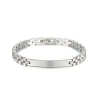 Basic Classic Style Geometric 304 Stainless Steel Polishing Silver Plated Women's Bracelets sku image 1
