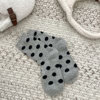 Women's Casual Simple Style Polka Dots Wool Jacquard Crew Socks A Pair sku image 5