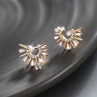 1 Pair Xuping Simple Style Commute Color Block Inlay Alloy Zircon Ear Studs main image 1