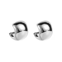1 Pair Modern Style Simple Style Solid Color Copper Ear Studs main image 5