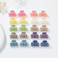 Women's Simple Style Colorful Plastic Hollow Out Hair Claws sku image 1