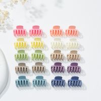 Women's Simple Style Colorful Plastic Hollow Out Hair Claws main image 4