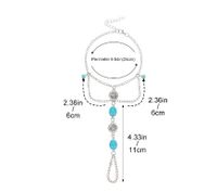 Vintage Style Ethnic Style Geometric Oval Alloy Women's Anklet main image 2