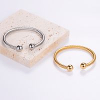 Vintage Style Solid Color 304 Stainless Steel 18K Gold Plated In Bulk main image 8