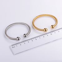 Vintage Style Solid Color 304 Stainless Steel 18K Gold Plated In Bulk main image 3
