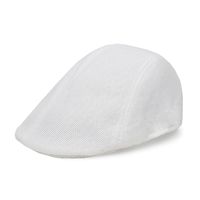 Men's Retro British Style Solid Color Curved Eaves Beret Hat main image 2