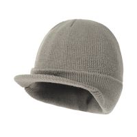 Unisex Simple Style Solid Color Curved Eaves Wool Cap sku image 4