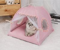 Simple Style Cloth Color Block Pet Bed main image 1