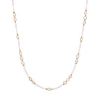 304 Stainless Steel Freshwater Pearl 18K Gold Plated Casual Streetwear Geometric Necklace main image 6