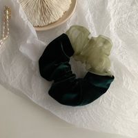 Simple Style Commute Solid Color Organza Hair Tie sku image 1