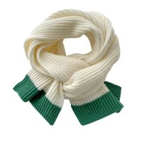 Women's Cute Preppy Style Sweet Color Block Polyester Scarf main image 3