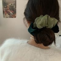 Simple Style Commute Solid Color Organza Hair Tie main image 1