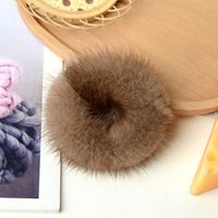 Simple Style Solid Color Plush Hair Tie sku image 6