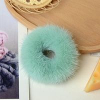 Simple Style Solid Color Plush Hair Tie sku image 10