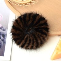 Simple Style Solid Color Plush Hair Tie sku image 26