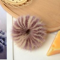 Simple Style Solid Color Plush Hair Tie sku image 30