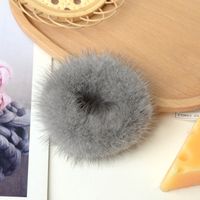 Simple Style Solid Color Plush Hair Tie sku image 8