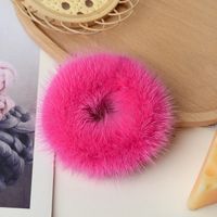 Simple Style Solid Color Plush Hair Tie sku image 20