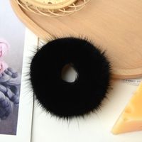 Simple Style Solid Color Plush Hair Tie sku image 7
